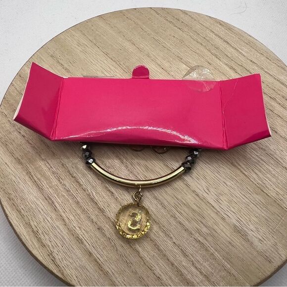 🍭6/$30 New Liz Claiborne S Initial Earring and Necklace Set - Picture 6 of 6